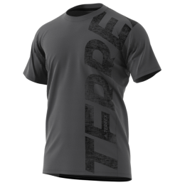 Tricou expus bărbați Adidas Trail Cross Tee gri închis