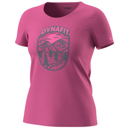 Tricou femei Dynafit Graphic Co W S/S Tee roz 6A51 - magenta/HORIZON