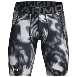 Boxeri funcționali bărbați Under Armour HG Prtd Long Shorts negru/alb