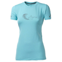 Tricou sportiv femei Progress Pantera albastru