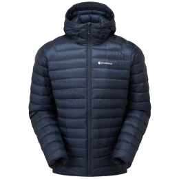Geacă de iarnă bărbați Montane Anti Freeze Hoodie albastru ECLIPSE BLUE