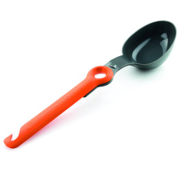 Lingură GSI Outdoors Pivot Spoon gri/portocaliu