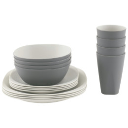 Set vase Outwell Gala 4 Person Dinner Set gri