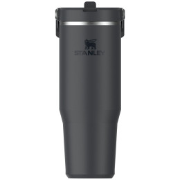 Cană termică Stanley Tumbler Flip Straw 2.0 890 ml negru BLACK 2.0