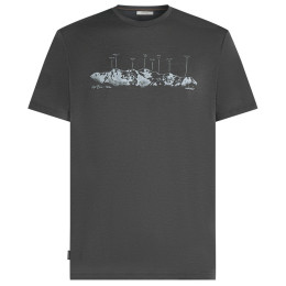 Tricou bărbați Icebreaker Men Merino 150 Tech Lite SS Tee The Peaks