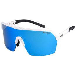 Ochelari sport R2 Cliff alb/albastru