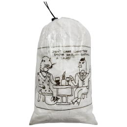 Ambalaj High Tail Designs Drawstring Stuff Sack Date Night alb Date Night