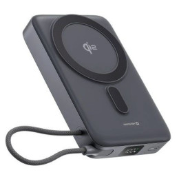 Powerbank Swissten 10000 mAh Qi2 MagSafe power bank gri