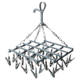 Uscător pliabil expus pentru rufe Bo-Camp 28 clame