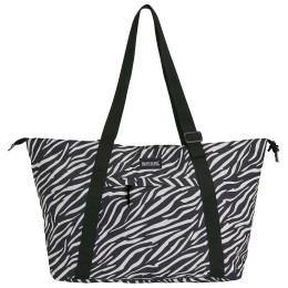 Geantă de plajă Regatta Boulder Tote negru/alb Black White Zebra