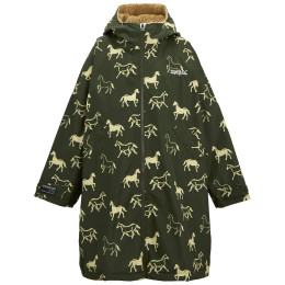 Geacă impermeabilă copii Regatta Junior Waterproof Changing Robe DrkKhHrses verde închis DrkKhHrses