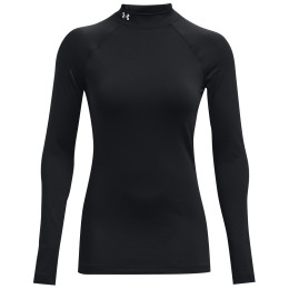 Tricou femei Under Armour Authentics Mockneck negru