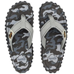 Șlapi Gumbies Islander Grey Camouflage