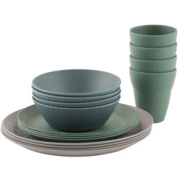 Set de vase Outwell Lotus Bamboo pentru 4 persoane