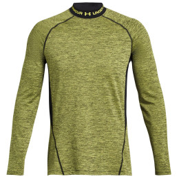 Tricou funcțional bărbați Under Armour CG Armour Twist Mock verde