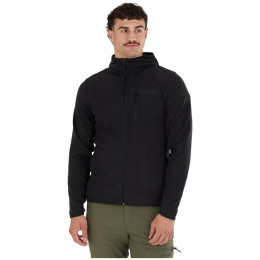 Hanorac funcțional bărbați Fundango Nagano Full Zip Hoodie negru black
