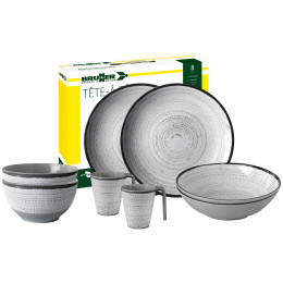Set vase Brunner Tivoli Set tete-a-tete alb/negru
