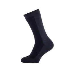 Șosete impermeabile SealSkinz Hiking Mid Mid negru Black / Anthracite