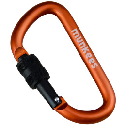 Munkees Carabină cu siguranță în formă de ”D” 8x80 mm culori mix