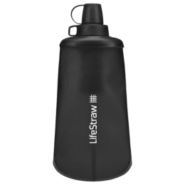 Sticlă cu filtru LifeStraw Peak Squeeze Bottle 650ml negru Dark Grey