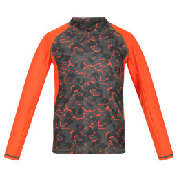 Costum de baie copii Regatta Hoku gri/portocaliu