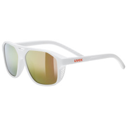 Ochelari de soare copii Uvex Cosmic alb/roșu WHITE MATT / MIR. RED