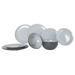 Set vase Gimex Tableware grey 12 pcs