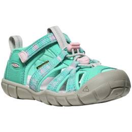 Sandale copii Keen Seacamp II Cnx Children Bright Aqua/Giggle Pink albastru deschis bright aqua/giggle pink