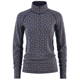 Tricou funcțional femei Kari Traa Rose Light Baselayer Half Zip albastru închis