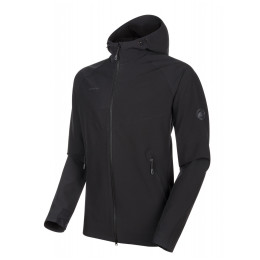 Geacă bărbați Mammut Macun SO Hooded Jck. M negru