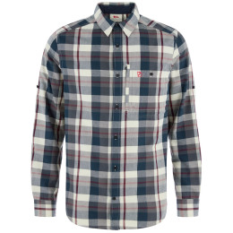 Cămașă bărbați Fjällräven Fjällglim Regular Shirt M albastru Dark Navy-Chalk White