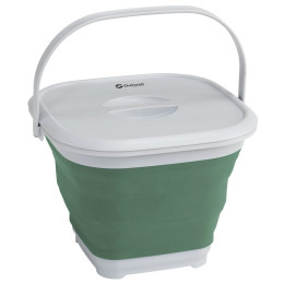 Coș pliant Outwell Collaps Bucket Square verde închis