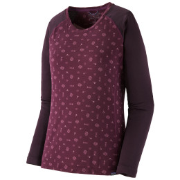 Tricou funcțional femei Patagonia Cap Midweight Crew violet
