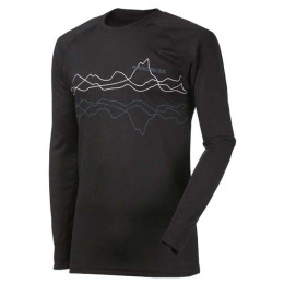 Tricou bărbați Progress Triko NDR PRINT 1DP dl.r. negru Black