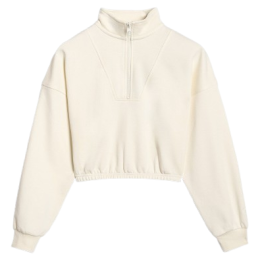 Hanorac copii 4F Sweatshirt F1939 bej OFF WHITE