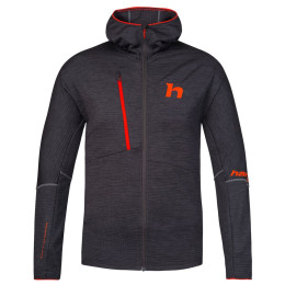 Hanorac bărbați Hannah Niro Hoody negru anthracite mel