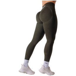 Colanți femei Nebbia High-waisted push-up leggings Power verde închis Dark Green