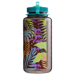 Sticlă Nalgene Wide Mouth Psychedelic Botanical 1000 ml verde / albastru Woodsman/Botanical Ferns