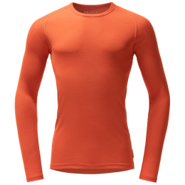 Tricou funcțional bărbați Devold Adventure Merino 190 Shirt Man portocaliu/ Brick