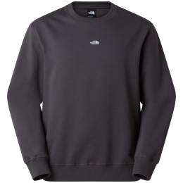 Hanorac The North Face U Essential Light Relaxed Crew negru ANTHRACITE GREY