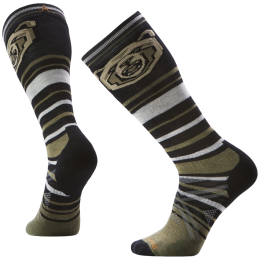 Șosete de schi Smartwool Ski Full Cushion Growling Grizzly OTC negru/verde BLACK