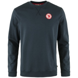 Pulover bărbați Fjällräven 1960 Logo Badge Sweater albastru închis