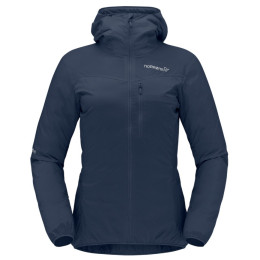 Geacă femei Norrona falketind aero60 Zip Hood albastru închis Indigo Night