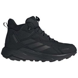 Încălțăminte turistică bărbați Adidas Terrex Anylander Leather Mid Climaproof negru Cblack/Carbon/Grefou