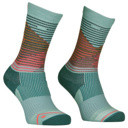 Șosete femei Ortovox All Mountain Mid Socks W albastru/verde