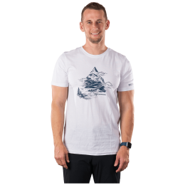 Tricou bărbați Northfinder Bened alb biela
