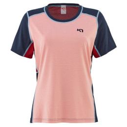 Tricou femei Kari Traa Sanne Hiking Tee roz/albastru