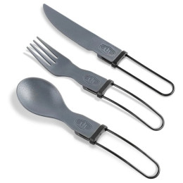 Set tacâmuri GSI Outdoors Tekk Trio Folding Cutlery Set
