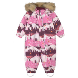 Salopetă copii Reima Lappi roz