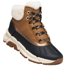 Încălțăminte de iarnă copii Geox J Flexyper Plus Girl maro/negru TOBACCO/BLACK